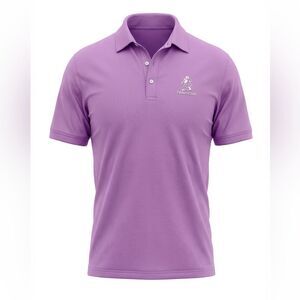 PETER MILLAR MENS STRIPED POLO SHIRT SIZE L RED/PINK